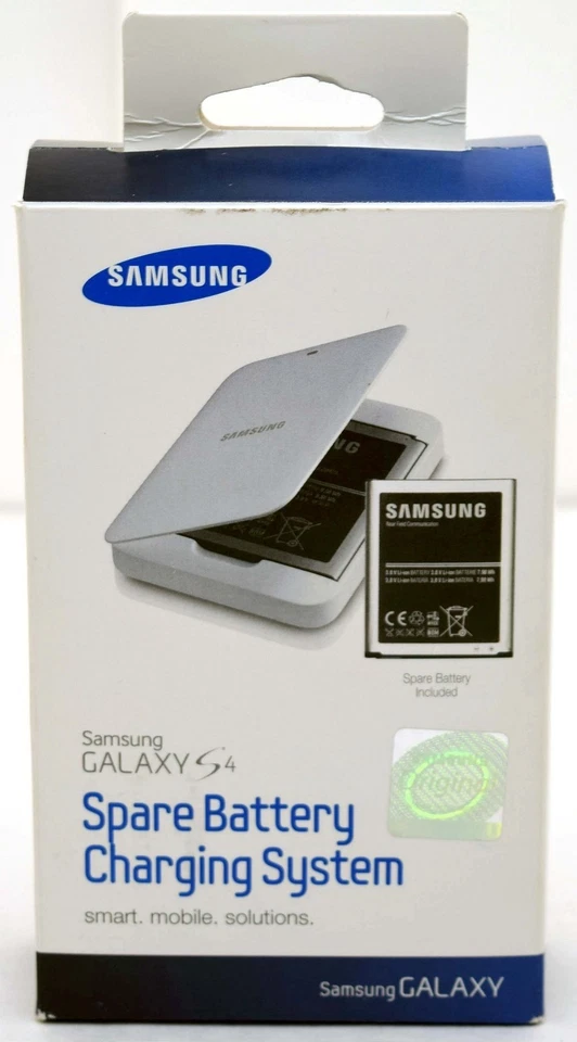 全新 正品 三星 Galaxy S4 外置 白色 电池充电器 底座 微型 USB 原始设备制造商 — 第 2/4 张图片