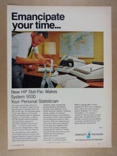 1970 Hewlett-Packard HP 9100 Computing Calculator Stat-Pac vintage print Ad
