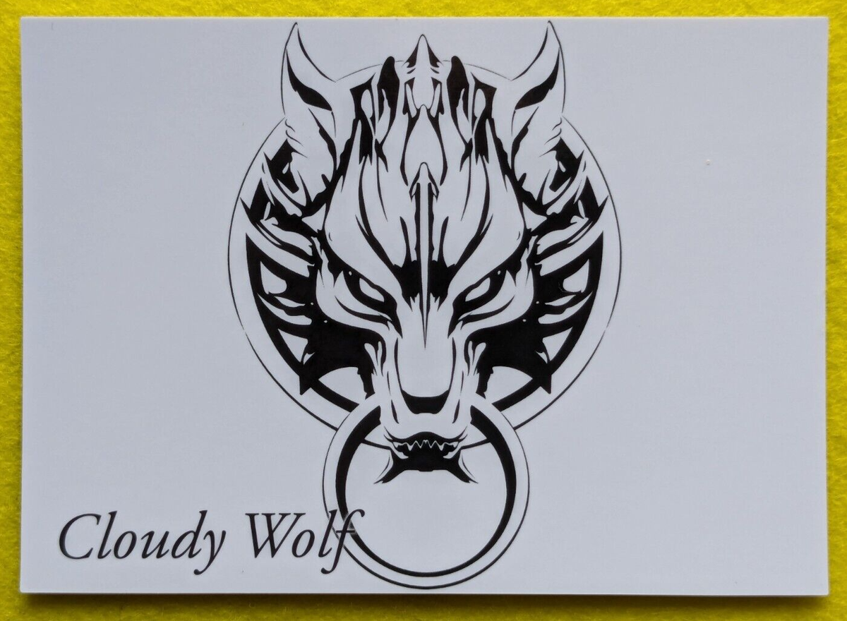その他 FFVII ADVENT CHILDLEN NECTIE-CLOUDY WOLF Final Fantasy Ⅶ 1-099 Cloudy Wolf SQUARE ENIX Japanese Game TCG