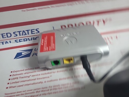 Motorola MSTATEA DSL modem With Power Supply - Picture 7 of 12