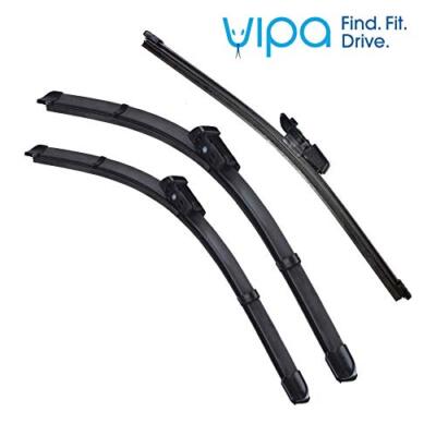 Vipa Wiper Blade Set fits: VW POLO MK 5 Hatchback Oct 2009 to Sep 2017