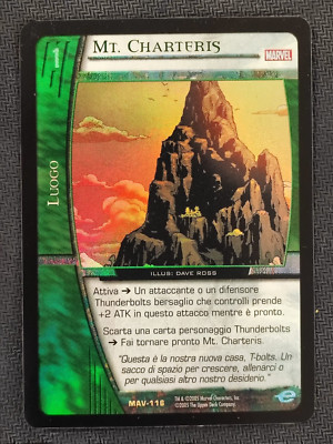 VS VERSUS SYSTEM - Mt. Charteris MAV-116 - Rare Foil ITA