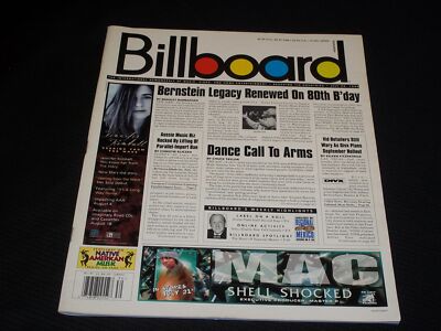 1998 JULY 25 BILLBOARD MAGAZINE - NICE MUSIC COVER TOP 100 CHARTS - O 12788