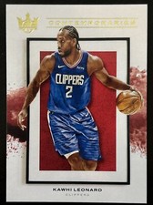 2020-21 Panini Court Kings Contemporaries, Kawhi Leonard, Card #18, LA Clippers