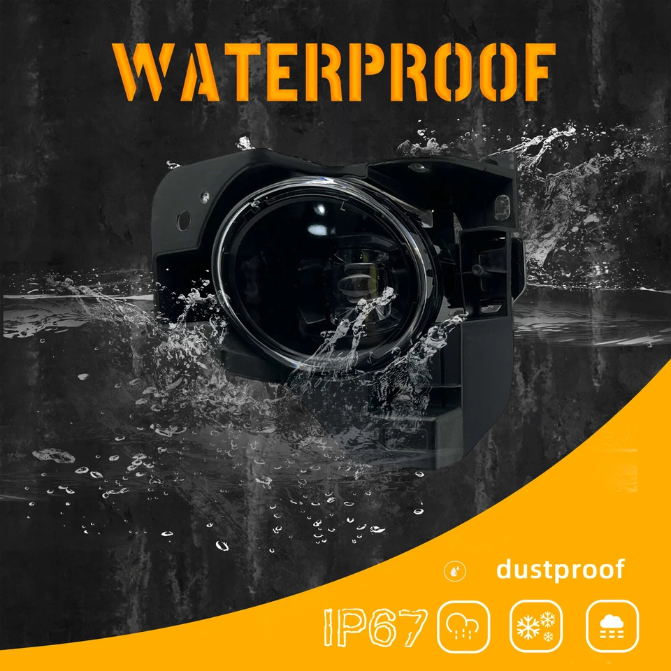 Fog Lights LED Front Bumper Lamps For 2009-2014 Nissan Maxima 4DR Sedan+Wiring — 第 2/4 张图片