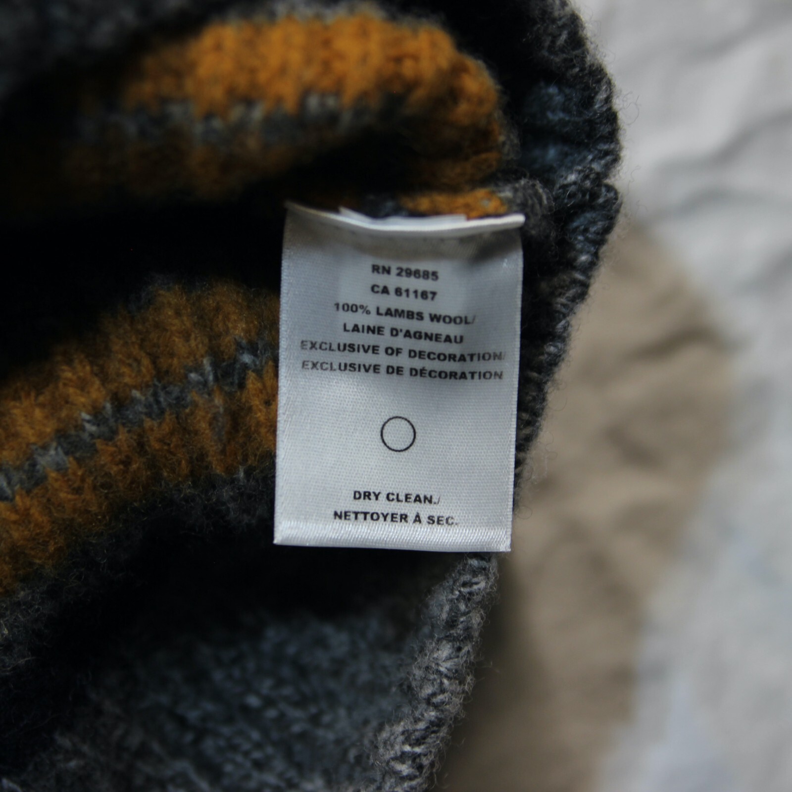 Pendleton Wool Button Henley Knit Sweater Gray Me… - image 10