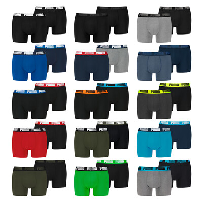 2er 4er 6er Pack PUMA Herren Boxer Boxershorts Shorts Unterhosen Comfort Stretch