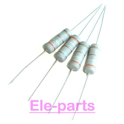 100 PCS 2 WATT 3.9 OHM 5% CARBON FILM RESISTOR 2W 3.9R 3R9