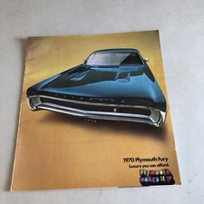 1970 Plymouth Fury 20-page Original Car Sales Brochure Catalog - I Ii Sport Gt 1970 Plymouth Fury 20-page Original Car Sales Brochure Catalog - I Ii Sport Gt
