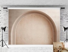 Netural Arch Wall Backdrop for Photography Retro Elegant Art Wall Portraits P...