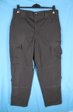 PROPPER Black PUBLIC SAFETY Tactical Military BATTLE RIP Work Cargo Pants 36R-32