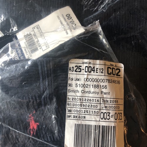 POLO by RALPH LAUREN BOY'S USA 6 NAVY SMITH CORDOUROY PANTS NEW ADJ WST. - Picture 2 of 4