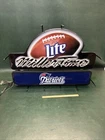 Vintage Miller Time  Lite Beer Sign NFL ~ New England Patriots ~ Fallon USA