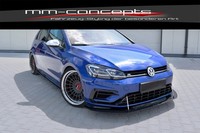 CUP Spoilerlippe TIE Bars Carbon FüR VW Golf VII 7 R FL Frontspoiler Schwert