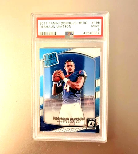 2017 PANINI Donruss Optic - Rated Rookie Deshaun Watson PSA 9