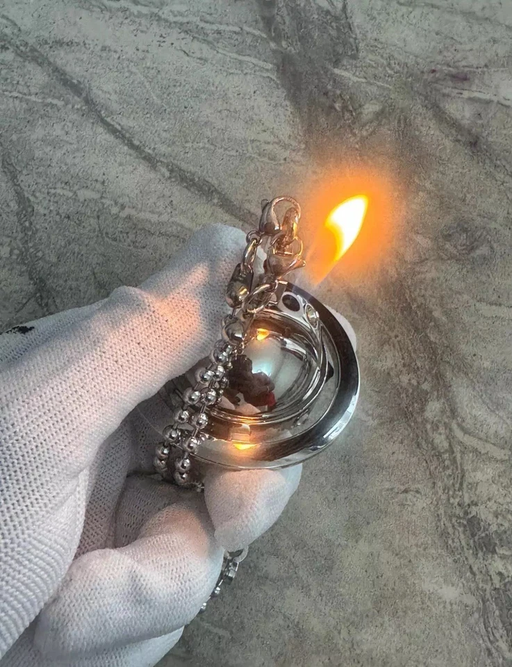 Encendedor de anime Nana con cadena de doble piedra de perlas Foto 3 de 3