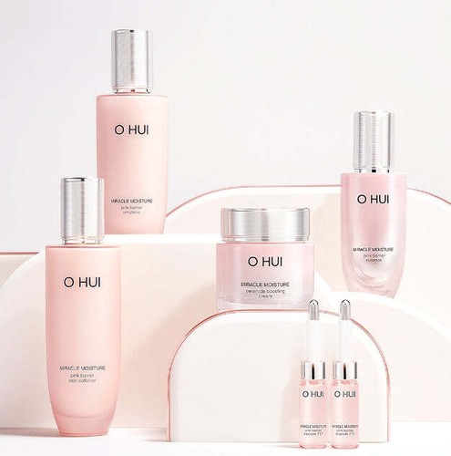 2 x O HUI Miracle Moisture Pink Essence 50ml Hydrating Ceramide Serum from Korea - Picture 2 of 2