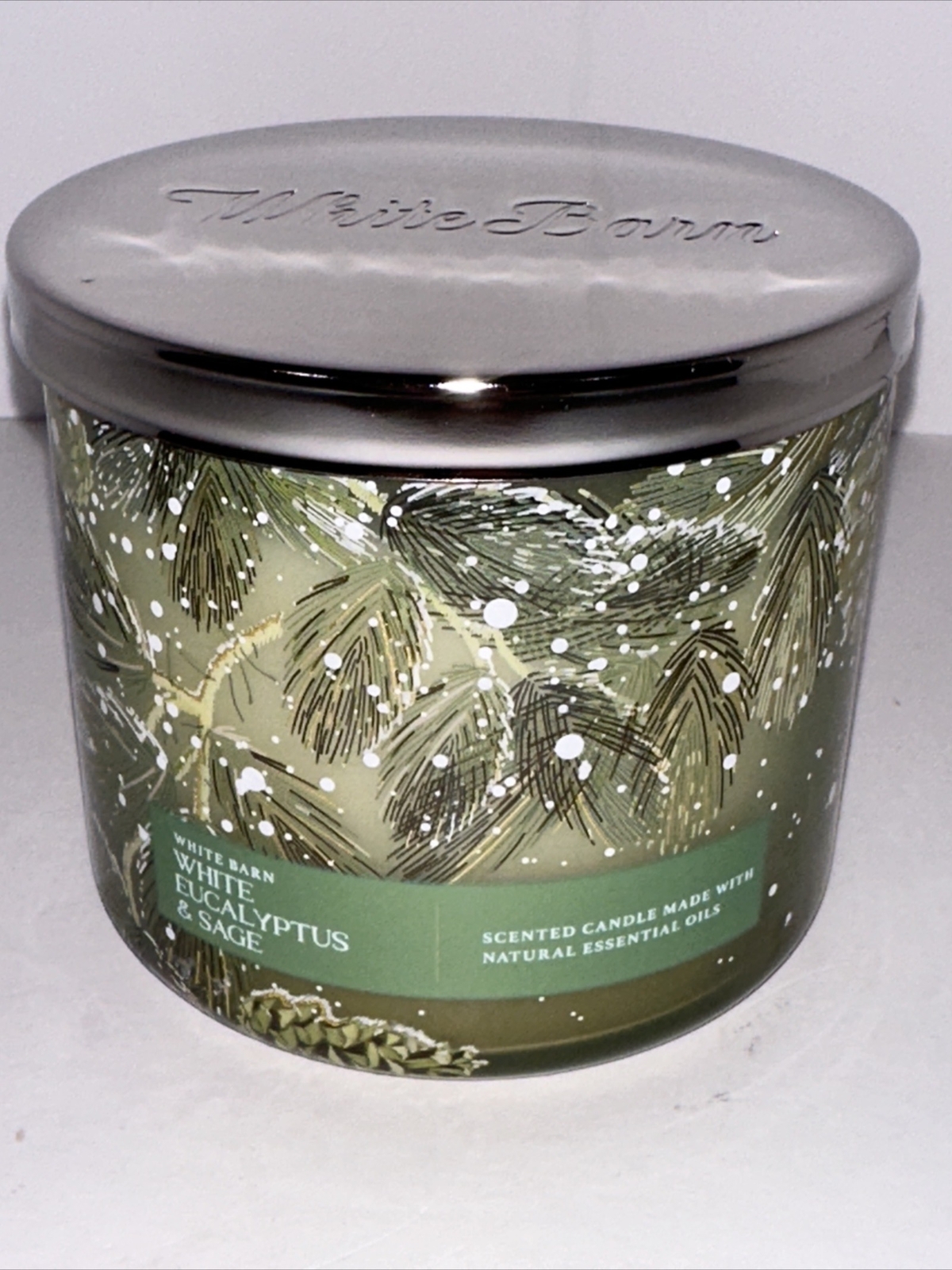 Bath & Body Works White Eucalyptus Sage Candle 3wick Scented Large 14.5 oz NEW eBay
