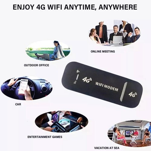 4G LTE Unlocked USB WIFI Dongle Modem Wireless Router Broadband Mobile SIM X7U6 - Photo 7/19