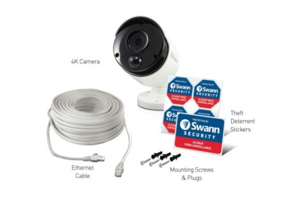 Swann NHD-887 4K Ultra HD PoE CCTV IP PIR Bullet Camera For