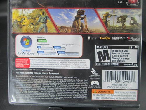 Fallout: New Vegas Windows PC Game Complete - Picture 6 of 9