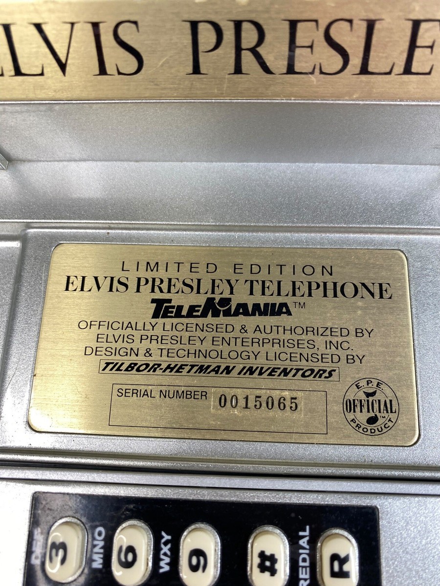 エルビス　プレスリー電話 1996 TeleMania Elvis Presley Commemorative Telephone Limited