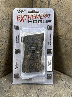 Hogue Sig Sauer P239 DA/SA Chain Link Grip G10 - G-Mascus Green Lava 31118