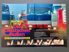 Magirus Deutz Die Deutschen Bullen LKW Oldtimer 1969 Vintage Werbung Reklame V2