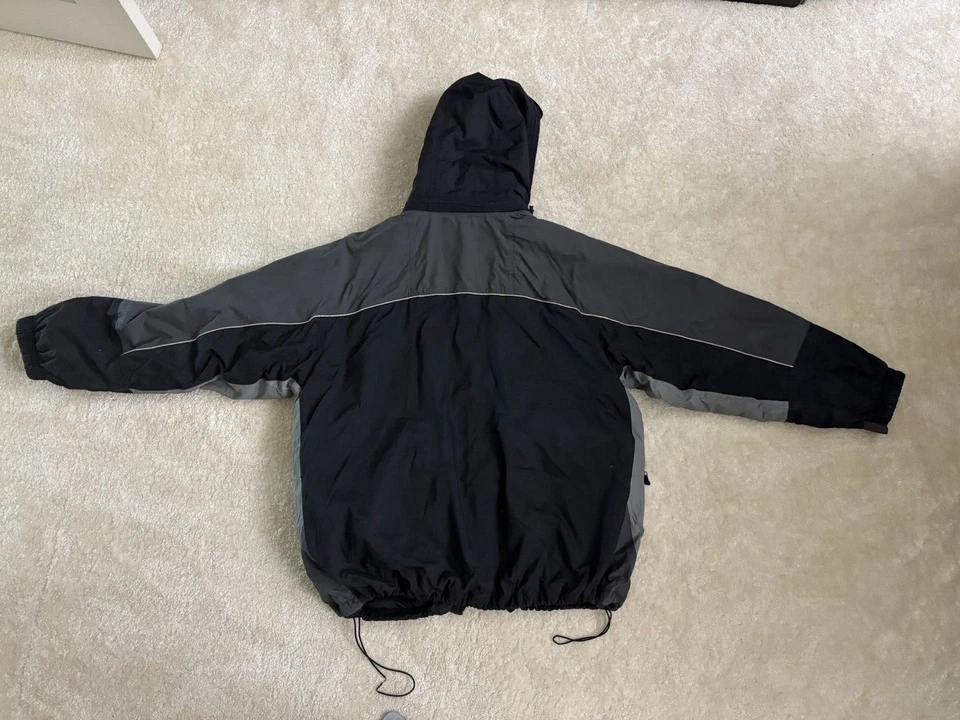 North End Elite Lexus Logo 3 in 1 All Climate Hooded Jacket Black/Gray Men's XL - Image 2 of 4