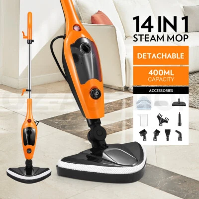 Maxkon 14in1 Steam Mop Cleaner Floor Carpet Cleaning Wash w/Accessories 400ML - image 1 of 4