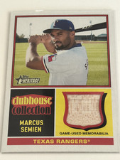 Marcus Semien #CCR-MS (2025 Topps Heritage Clubhouse Collection Relic)
