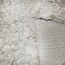 Modern Sissi Shaggy Rug Long Hair Soft Living Room Multipurpose White SARANI