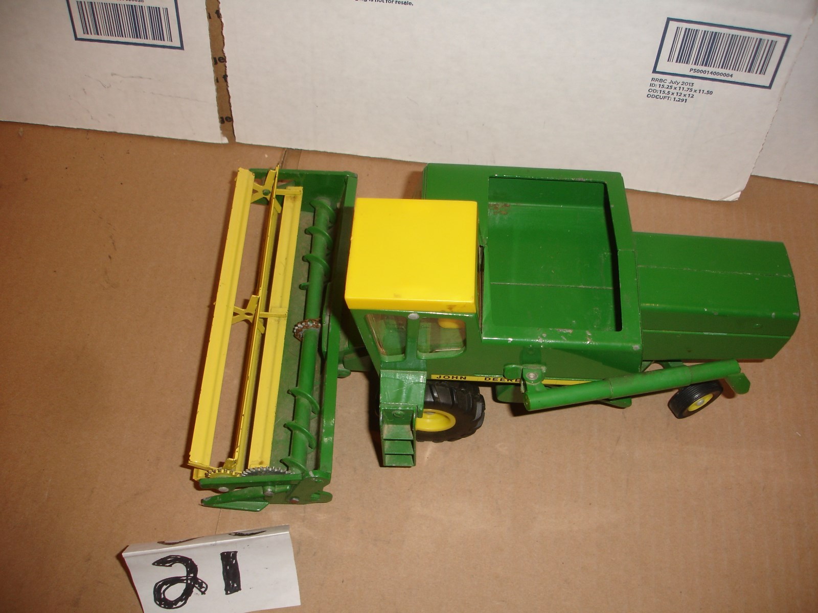 1 28 john deere 6600 combine metal reel 1 28 john deere 6600 combine metal reel