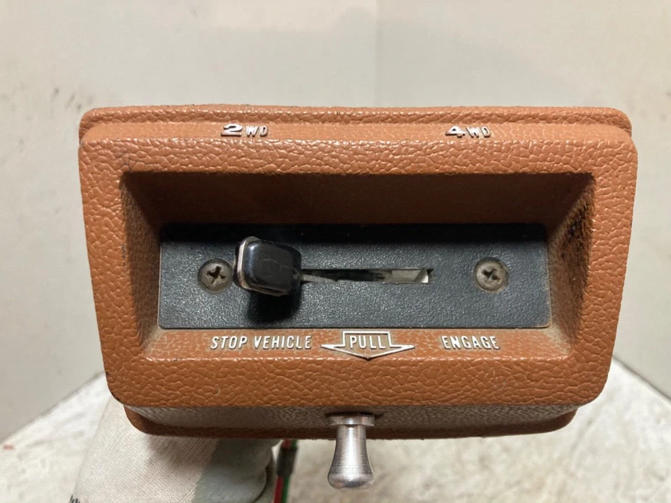 1981-1987 AMC Eagle 4x4 Selector Switch Knob Molding Housing Trim OEM 2wd 4wd Foto 2 de 4