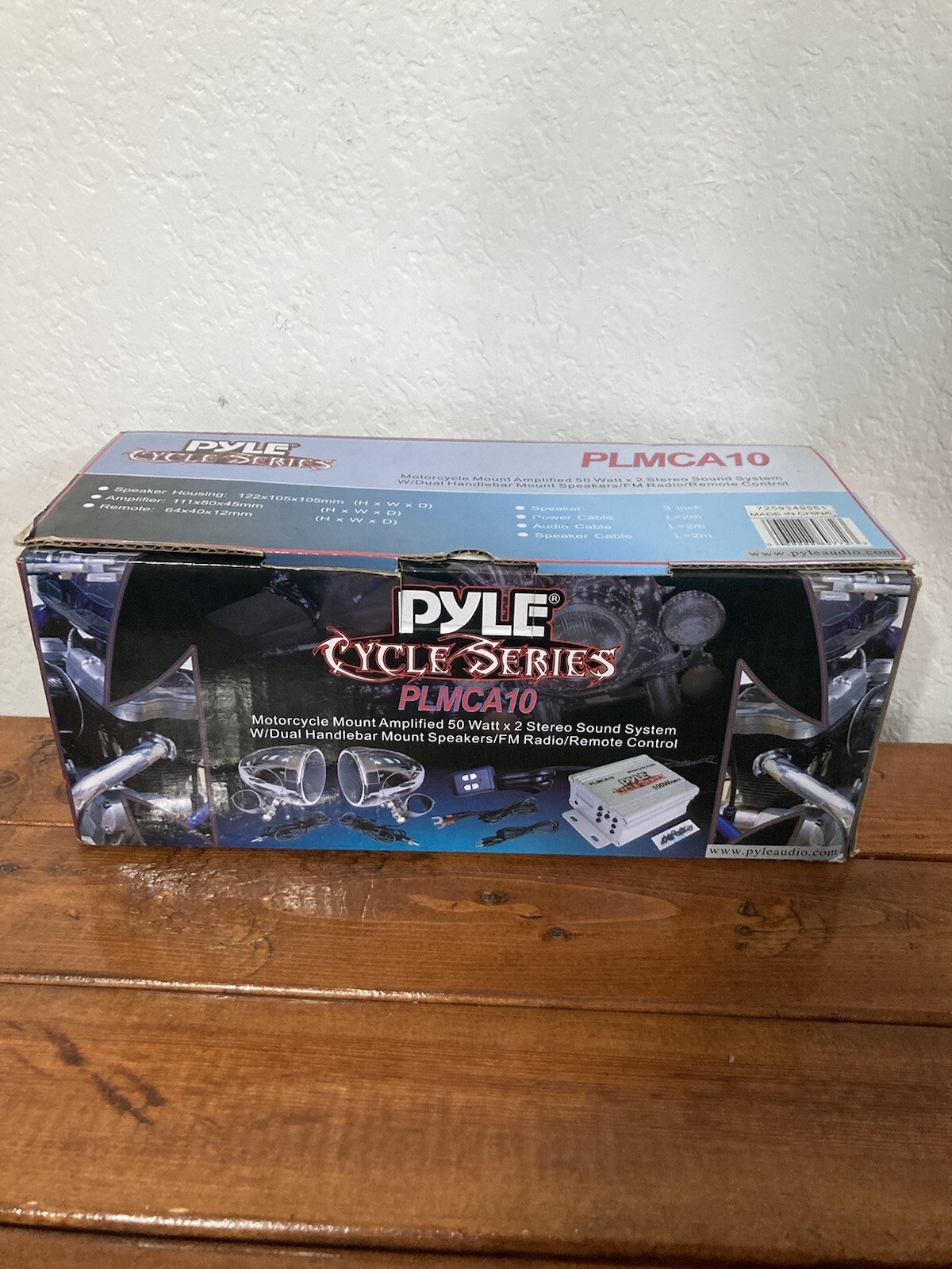 Pyle Motorcycle Amplifier Speaker Kit Cycle Series PLMCA10 1