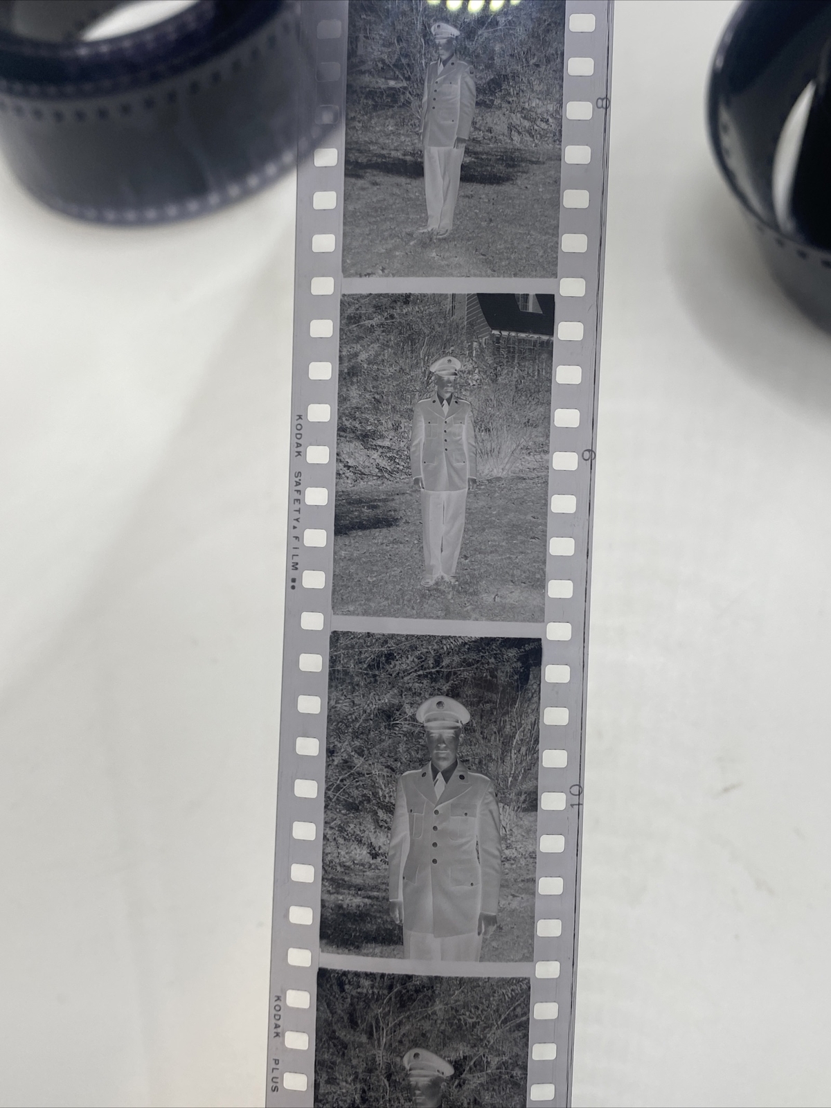 Lot of 123 Vintage Photo Negatives Film Strips 1950s 60s B/W Family