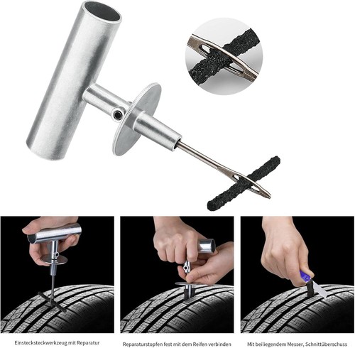 68pcs Tire Repair Kit for Cars, Motorcycles, Trucks, ATVs, Tractors - Picture 4 of 7
