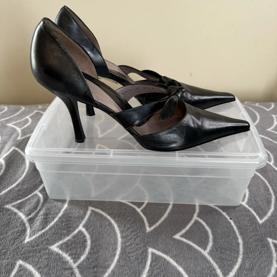 Tacones para mujer Kenneth Cole con correa de cuero talla 9,5 Foto 3 de 4