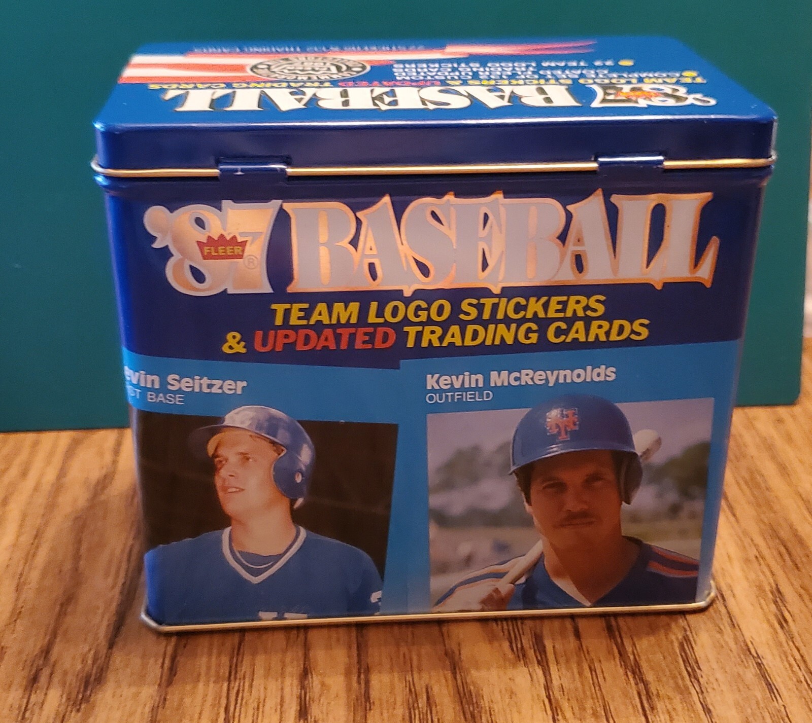 1987 Fleer Baseball Team Logo Stickers & Updated Trading Cards Complete