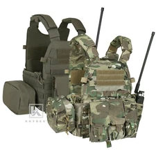 KRYDEX LBT-6094A Plate Carrier Tactical Body Armor MOLLE Vest w/ Magazine Pouch