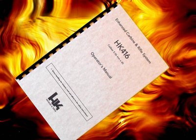 HECKLER & KOCH HK HK416 416 Rifle & Carbine Owners Operators Manual 5.56