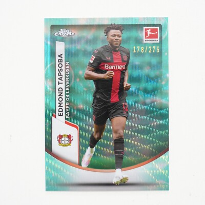 2023-24 Topps Chrome Bundesliga Aqua Bubble Wave /275 Edmond