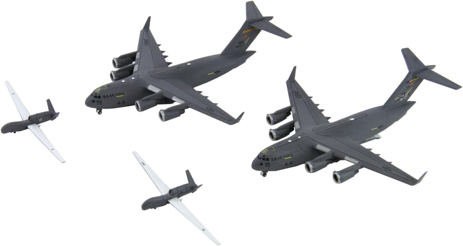 ПИТ-РОУД 1/700 SKY WAVE СЕРИИ ВВС США, КОМПЛЕКТ 4 S58SP