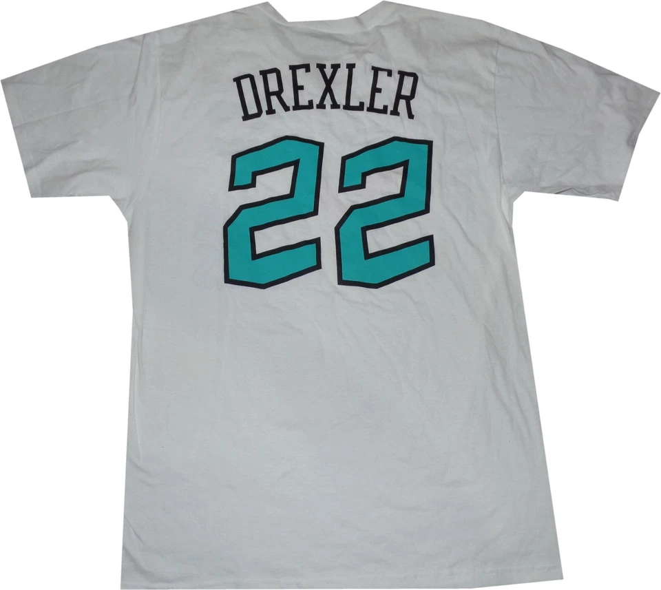 Camisa Portland Trailblazers Clyde Drexler Adidas Blanca All Star Etiquetas Nuevas Foto 2 de 4