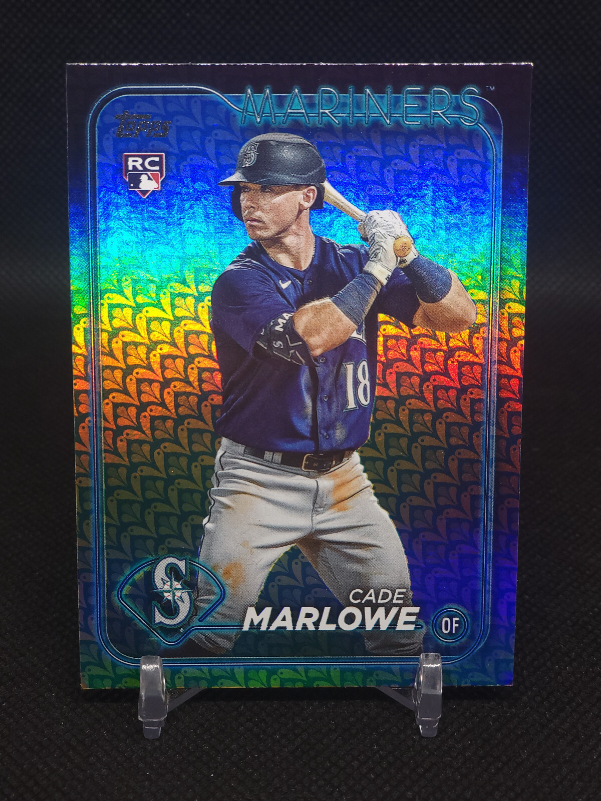 2024 Topps Series 1 - Holiday #286 Cade Marlowe (RC) Seattle Mariners