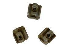 3PACK Pressure Switch/Wire/Cable Management Mounting Plate For MLOK Rail -TAN