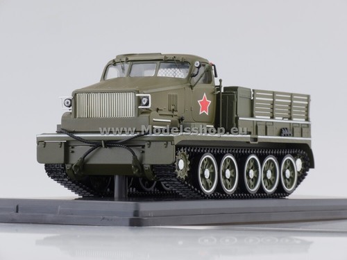 SSM3018 Soviet all terrain vehicle AT-T, parade version /khaki/ - Foto 5 di 6