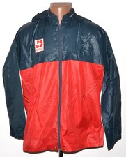 VINTAGE ADIDAS 1980'S BLUE FOOTBALL JACKET SIZE M ADULT