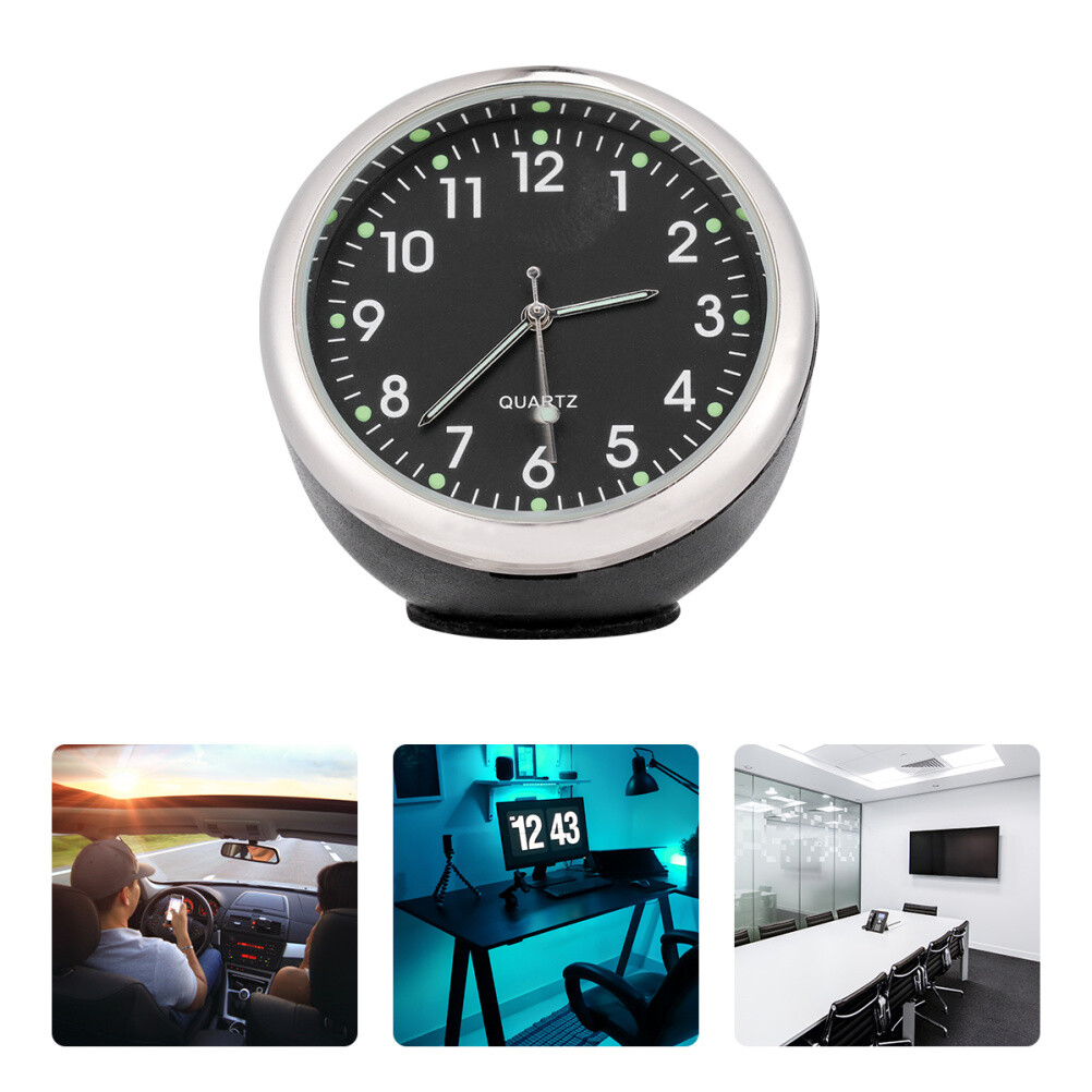 1.57 Inch Dashboard Time Display 2-Pack Car Dashboard Clocks - Night ...
