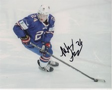 Team USA Mikey Anderson Signed Autographed 8x10 IIHF Photo COA #5